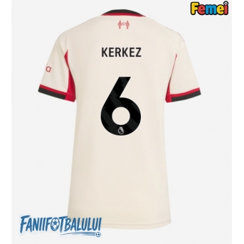 Liverpool Milos Kerkez #6 Tricou Fotbal Replică 2025-26 Femei Deplasare